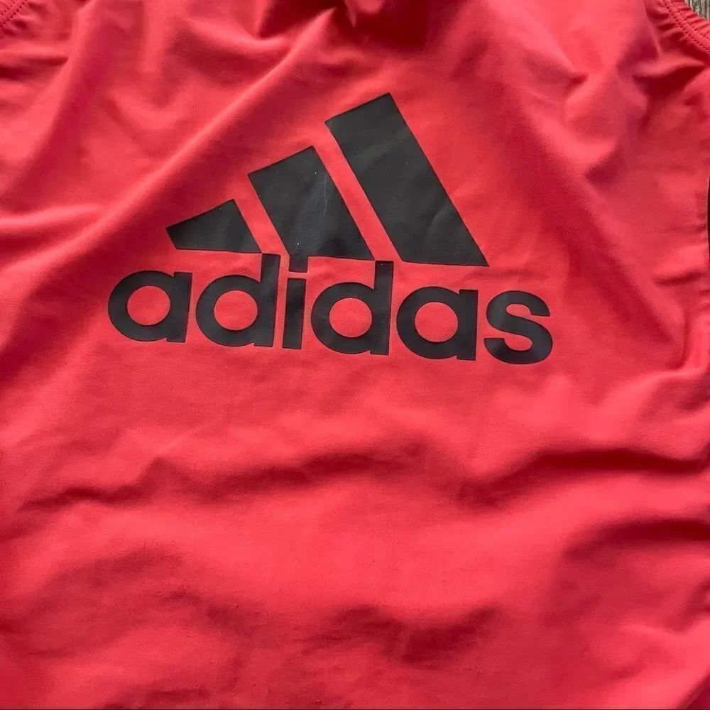 Adidas Core Solid Logo One-Piece Swimsuit - Picture 3 of 8